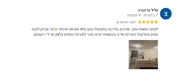 המלצה על כסאות בר מעץ